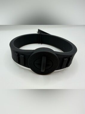 Marc by Marc Jacobs Black Silicone Logo Bracelet NWT
